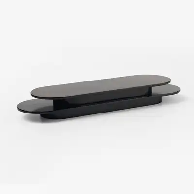Black Lacquer Oval Tray (1pc)