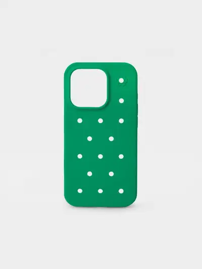 コレ iPhone シリコンケース クローバーグリーン (15/15PLUS/15PRO/15PRO MAX)