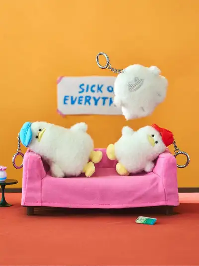 Ssebong Lama Plush Keyring
