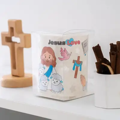 Bible Verse Mood Light DIY Kit - Easter Sunday School Church Art Craft Supplies Home Activity