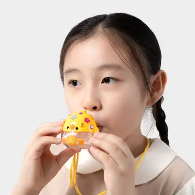 DIY Bird Whistle Craft Kit - Spring Art Activity, Elementary School Toy with Stickers and Necklace Decoration