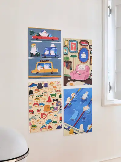 Saebon Llama Art Poster