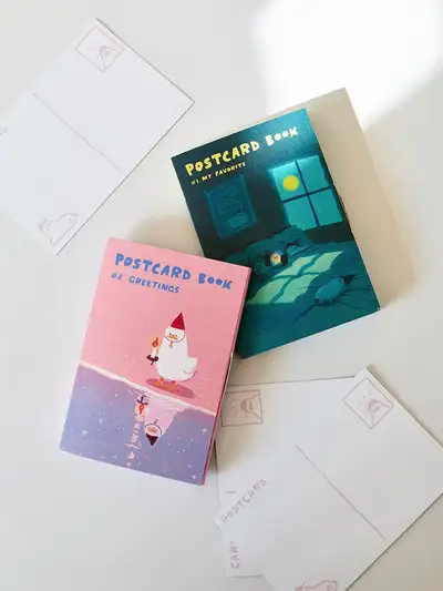 Saebong Llama Postcard Book