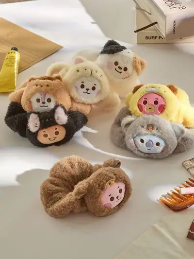 BT21 BABY More Fluffy Face Plush Band