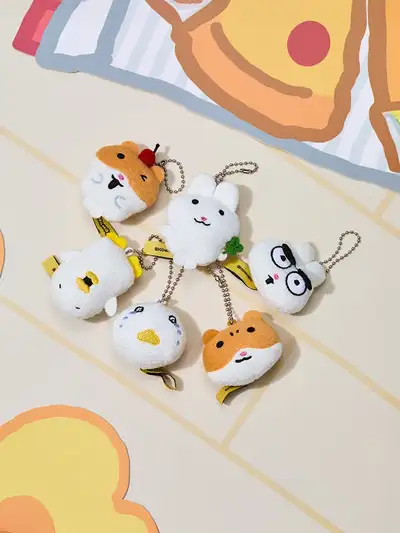 Two Hampa! Random Flat Doll Keyring