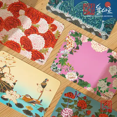 Folk Painting PVC Table Mat Dining Table Decor Home Cafe Interior Premium Gift