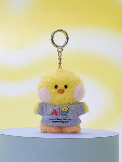 Line Friends Minini City Edition Salini Seoul T-Shirt Plush Keyring