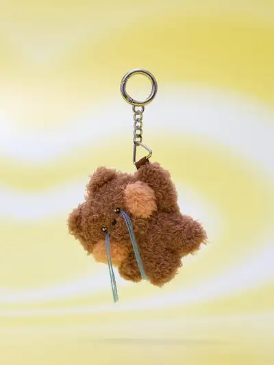 LINE Friends Mini Crying Bunny Doll Keyring