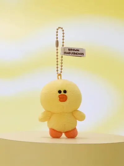 LINE FRIENDS Sally Basic Mini Plush Keyring
