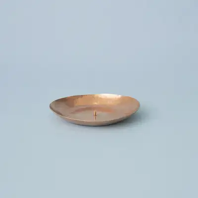 70mm Red Copper Candle Holder