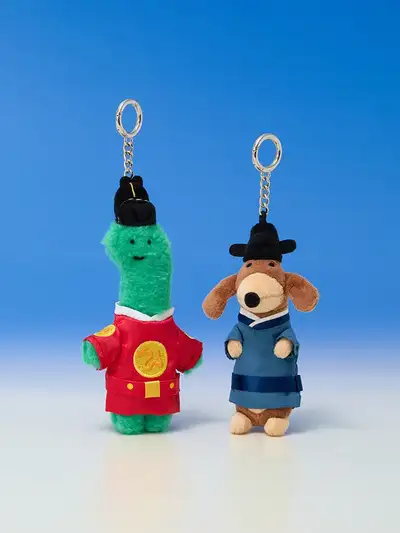 Kakao Friends Korea Edition Plush Keyring