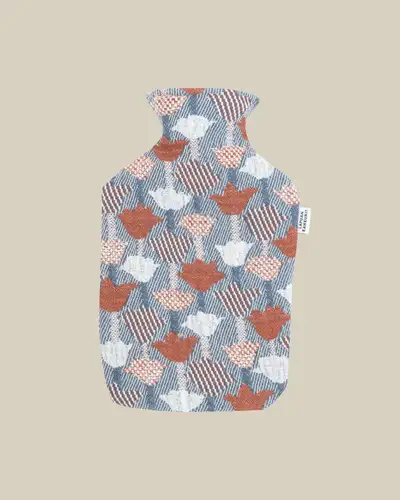 TULPPAANI Hot Water Bottle - Cinnamon & Blue