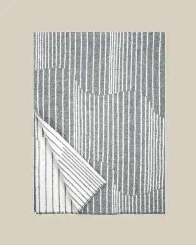 AURORA Wool Blanket - Grey