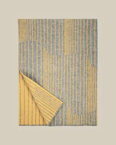 AURORA Wool Blanket - Coffee