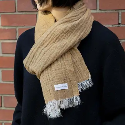 Lambwool Cupro Scarf - GOLD