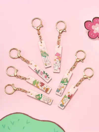 BT21 K-Rabbit Stick Acrylic Keyring