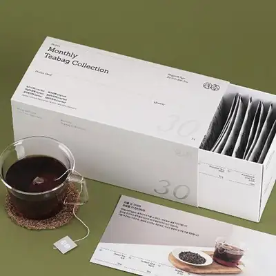 Monthly Tea Bag Collection