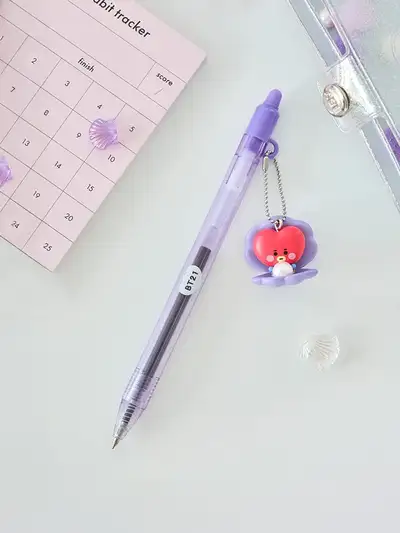 BT21 TATA Baby Pearl Figure Gel Pen