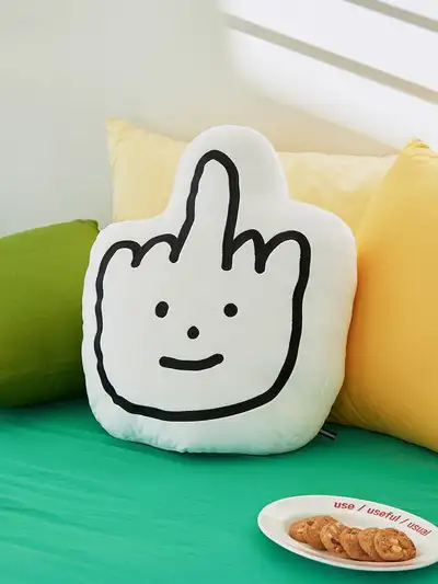 Jogu Man Finger Hand Cushion