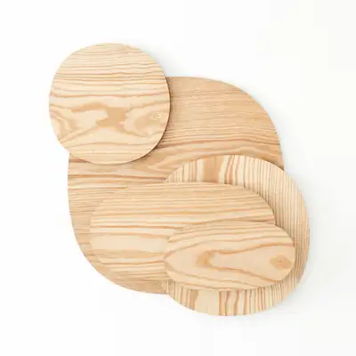 Wood Half (Tray/Coaster)
