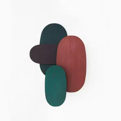 Lacquerware Oval Tray/Coaster