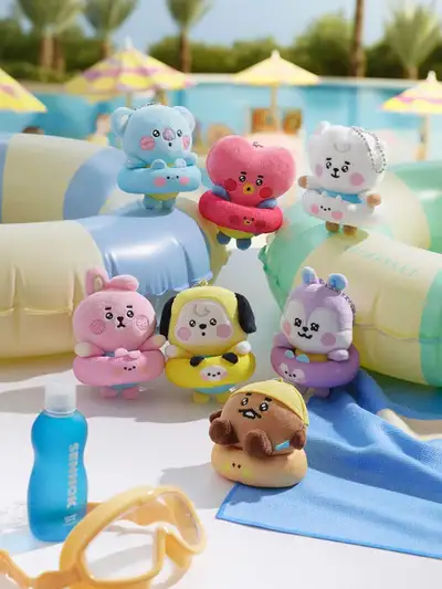 BT21 BABY Splash Edition Figure Keyring