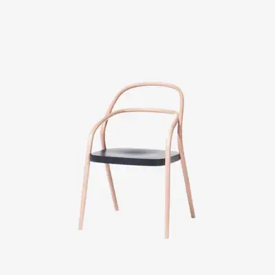 Chair 002 - Natural / Dark Wenge