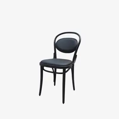 Chair 20 - Dark Wenge / PU Black