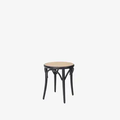 Stool 60 - Dark Wenge / Cane