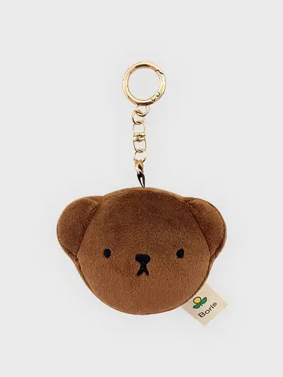 Miffy Boris Face Keyring (Brown)
