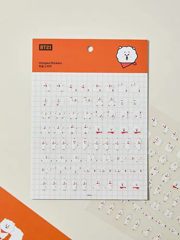 BT21 Souvenir Hangul Sticker — 3