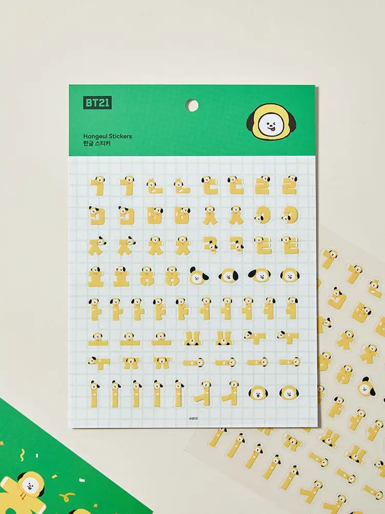 BT21 Souvenir Hangul Sticker — 4