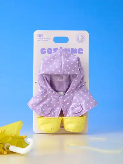BT21 Rainy Day Closet Raincoat and Boots Set