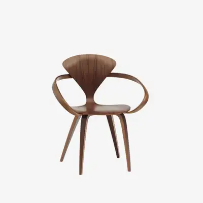 Armchair, Classic Walnut