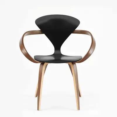 Armchair, Ebony Classic Walnut