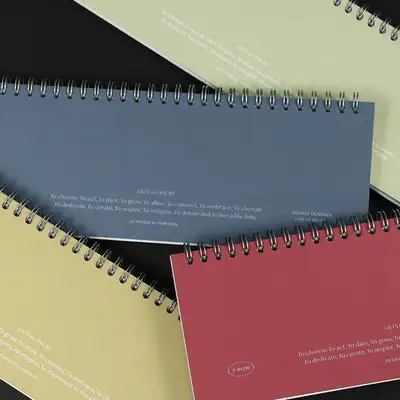 List To Live By - 三行周计划本