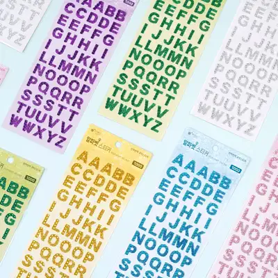 Popo Fancy Alphabet Sticker