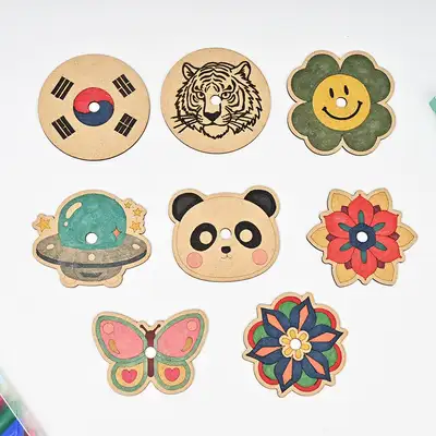 創意隊長 MDF こまづくり DIY キット