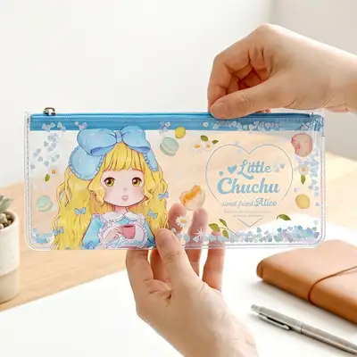 ポポファンシー チュチュ スパンコール ポーチ ペンケース