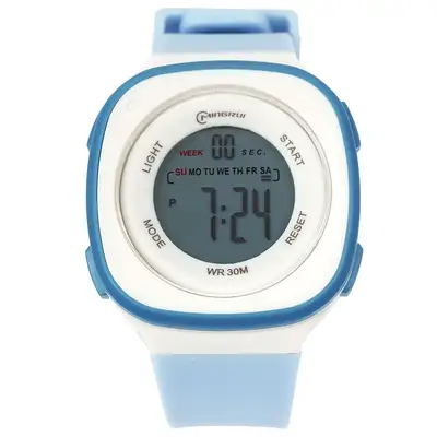 PopoFancy Daily Digital Wristwatch - Alarm Watch for Exams, Military, Everyday Wear