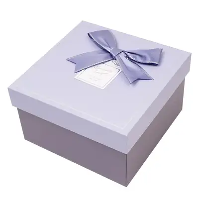 Popo Fancy Romantic Ribbon Square Folding Gift Box