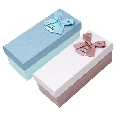 PopoFancy Ribbon Point Rectangular Gift Box