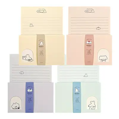1000 Boba Window Letter Paper Set of 4