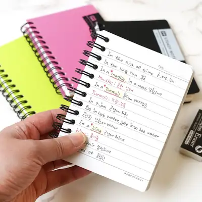 Popofancy Color PP Left-Bound Notebook