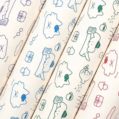ポポファンシー ボバ ポイント ペーパー ロール ラッピングペーパー