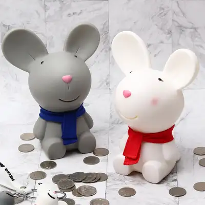 ポポファンシー ネズミちゃん ネズミ 貯金箱