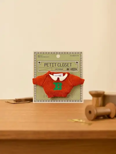 LINE FRIENDS Petite Closet Orange B Knit