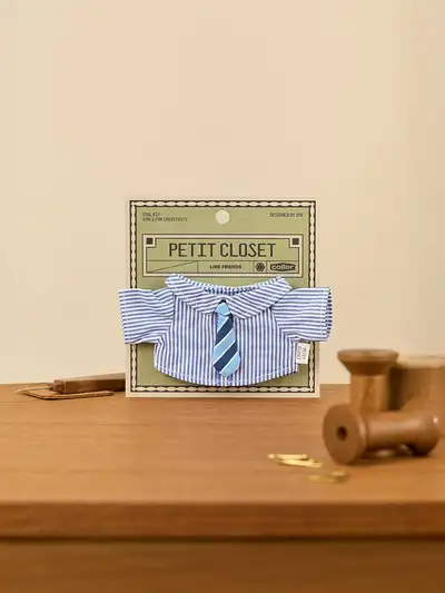 LINE Friends Petite Closet Shirt & Necktie