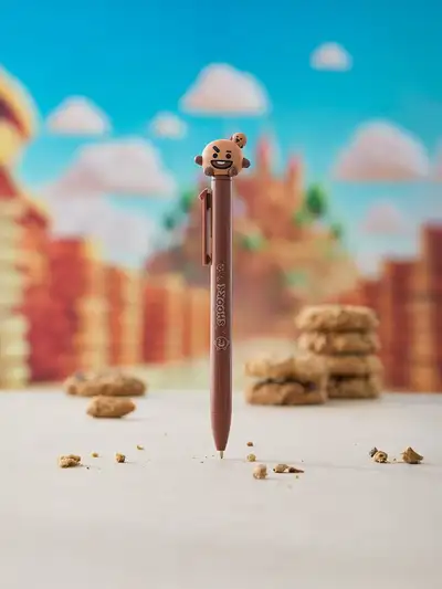 BT21 SHOOKY THE KING & BAKY Figure Ballpoint Pen