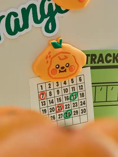 BT21 CHIMMY Baby Orange Party Silicone Magnet